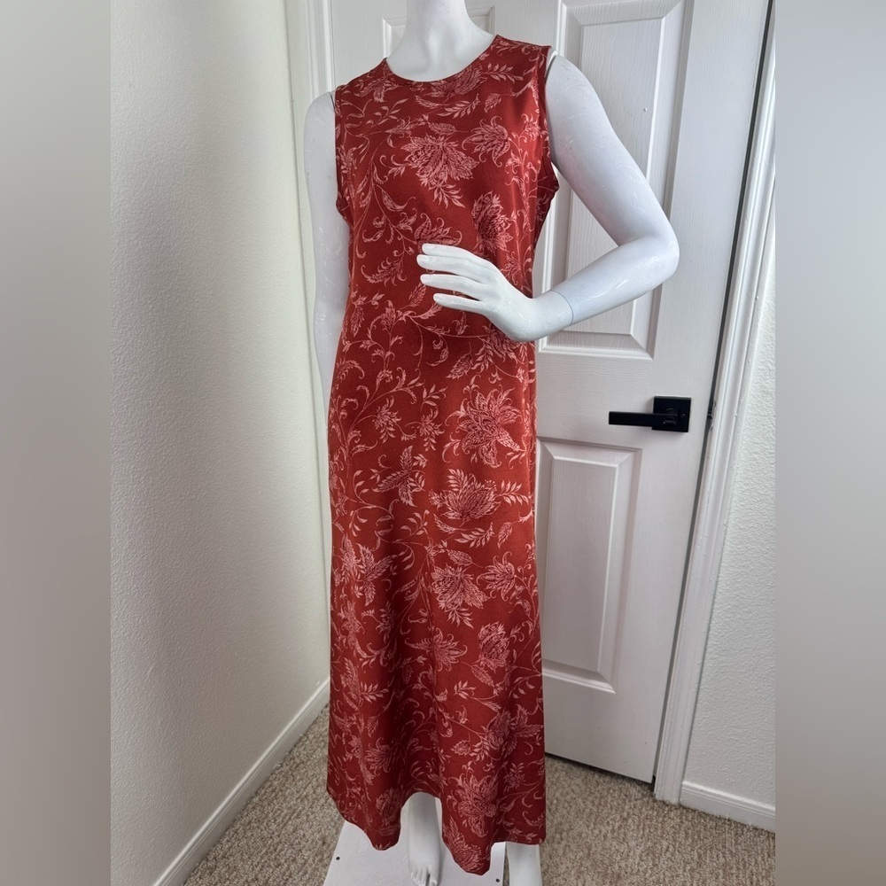 Jones Jeans Creek Linen Floral Dress Size 8. #368